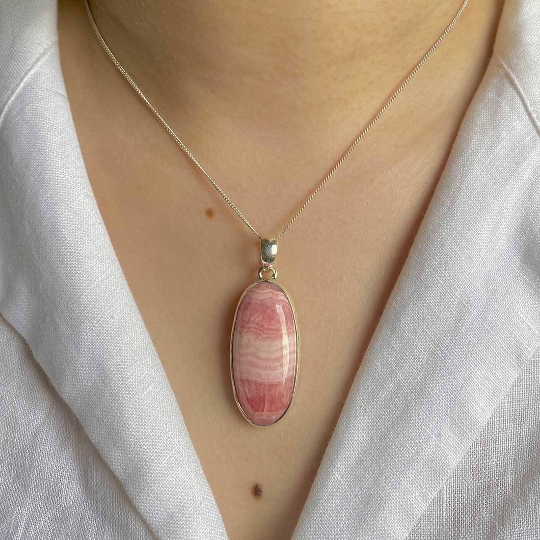 Rhodochrosite Pendant-(RDC-P-44.)